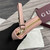 Gucci GG Emblem zip around wallet 819122 Pink