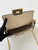 Fendi 8BS017 Mini Baguette canvas bag with FF embroidery 0159BS Red Black