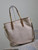 YSL 791302 Laurent Shopping Tote Bag Beige