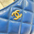 Chanel AS4922 Small Hobo Shiny Lambskin & Gold-Tone Metal Navy Blue
