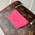 LV M12641 Louis Vuitton Locker Dopp Kit Taurillon Monogram Rose Red