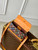 LV N00187 Louis Vuitton Steamer East West Wearable Wallet Multicolor
