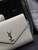 YSL 617662 Cassandre Matelassé Flap pouch in White leather