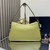 Prada 1BC228 Prada Aimèe Large leather shoulder bag Light Green