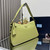 Prada 1BC228 Prada Aimèe Large leather shoulder bag Light Green