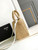 Celine 199162 Tote Classic Panier In Raffia And Calfskin Natural & White