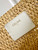 Celine 199162 Tote Classic Panier In Raffia And Calfskin Natural & White