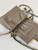 Fendi 8BS105ABVEF0K7E Mamma Baguette Small Dove Gray nappa leather bag 8677S