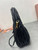 MiuMiu 5BC153 Wander matelassé nappa leather hobo bag Black