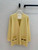 LV Women's Sweaters Louis Vuitton Elegant Yellow Cashmere Cardigans L36023
