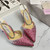 Jimmy Choo SAEDA100ZPJ Gold Satin Pumps with Crystals JC90002