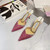 Jimmy Choo SAEDA100ZPJ Gold Satin Pumps with Crystals JC90002