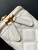 Chanel AP3941 25B  Small Vanity with Chain  Calfskin Gold-Tone Meta White