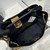Chanel AS5634 Small Shopping Bag Suede Calfskin Shiny Lambskin Beige & Black