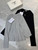 Chanel Women Double C Metallic Trim Top  Stretch Cotton Fabric CC69211
