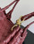 Bottega Veneta BV 796569VCPPT8060 Small Andiamo Parachute Wine Red