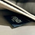Fendi 8M0498 Wallet On Chain Baguette Gray denim-effect FF jacquard wallet