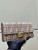 Fendi 8M0498 Wallet On Chain Baguette Gray denim-effect FF jacquard wallet
