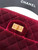 Chanel 20CM Mini Flap Bag 25A Velvet Dark Red AS1116