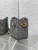Dior Small D-Motion Bag Macrocannage Lambskin M2851 Gray