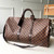 LV N41416 Louis Vuitton Keepall Bandoulière 50 Travel Bag Damier Ebene Canvas
