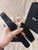Chanel classic double C belt 3.0Cm leather AA0954