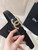 Chanel classic double C belt 3.0Cm leather AA0954