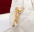 Dior Mini Caro Bucket Bag Powder White Macrocannage Lambskin M3369