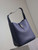 YSL 753837 Le 5 À 7 Supple Large In Smooth Leather Blue