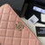Chanel Flap Wallet Grained shiny calfskin AP2739 pink
