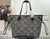 LV M57230 Louis Vuitton since 1854 Neverfull MM Shopping M57273 Bag Gray - Voguebags