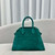 The Row W1255L72 Suede Soft Margaux 15 Air buckled tote T10999