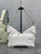 Dior M2846 Medium Dior Voyage Bag White Flat Macrocannage Grained Calfskin