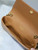 YSL 742579 GABY Chain bag in lambskin Brown