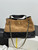 Chanel AS5657 Shopping Bag Suede Calfskin Shiny Lambskin Beige & Black