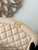 Chanel AS2221 Flap Handbag with Chain Lambskin & Gold-Tone Metal Apricot