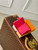 LV M27681 Louis Vuitton Victorine Wallet Other Monogram Canvas Rose Red