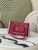 Chanel A01112 25C Flap Classic 11.12 Handbag Tweed and gold metallic Red