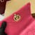 Gucci 806017 GG Milano Mini Top Handle Bag Pink GG puffy leather