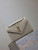 YSL 600185 Envelope Meduim In Light Gray Suede Leather
