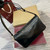 Gucci 860787 Gucci Half Horsebit Medium Shoulder Bag Black