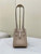 Fendi Mini Origami 8BS083 Dove gray leather mini bag that can be transformed 8626As