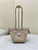 Fendi Mini Origami 8BS083 Dove gray leather mini bag that can be transformed 8626As