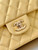 Chanel A01112 Flap Classic 11.12 Handbag Calfskin & Gold-Tone Metal Yellow