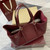 Gucci 815213 GG GG Emblem large tote bag Ancora red leather