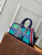 LV M25786 Louis Vuitton Keepall Bandoulière 25 Bag Blue Stripes