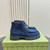 Gucci Women Classic horsebit  High-top casual ankle boots G77389
