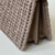Fendi 8BN335ARBCF0E65 Peekaboo ISeeU Petite Dove grey leather and interlaced fibre bag 80169s