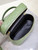 YSL 766731 GABY vanity bag in lambskin avocado Green
