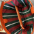 Gucci 815103 GG Emblem bucket bag Beige and Orange GG fabric